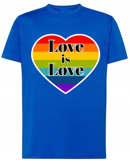 T-Shirt męski LGBT Love Is Love r.L Inna marka