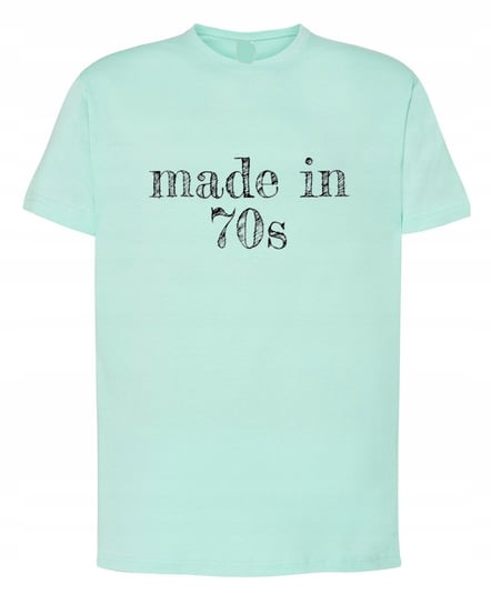 T-Shirt męski Made in 70s Urodzony w latach 70 tych r.S Inna marka