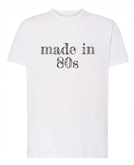 T-Shirt męski Made in 80s Urodzony w latach 80 tych r.XS Inna marka