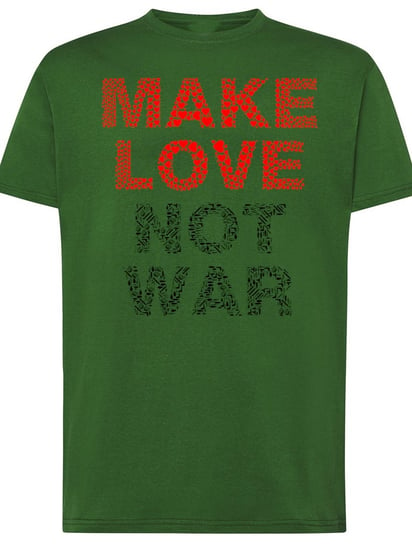 T-Shirt męski Make Love Not War R.5XL Inna marka