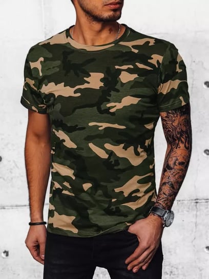 T-shirt męski moro khaki Dstreet RX5034-XXL Inna marka