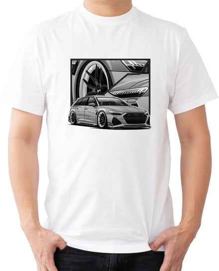 T-SHIRT MĘSKI MOTORYZACYJNA AUDI RS6 S6 S4 S3 S LINE KOSZULKA R-XXL A578 DonWitold