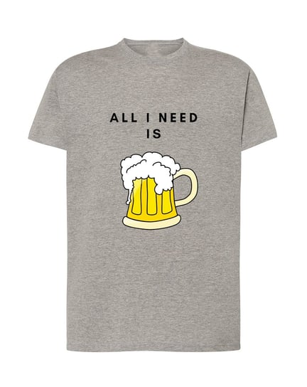 T-Shirt męski nadruk All I need is Beer Rozm.XL Inna marka