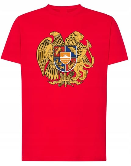 T-Shirt męski nadruk Armenia Herb r.S Inna marka
