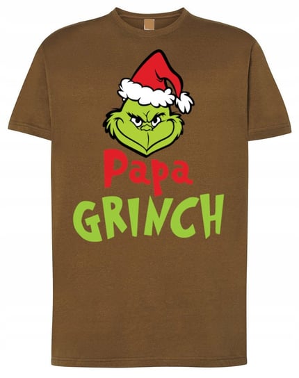 T-Shirt męski nadruk Boże Narodzenie Grinch Prezent dla Taty r.XL Inna marka