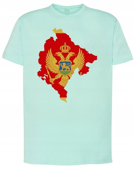 T-Shirt męski nadruk Czarnogóra Flaga r.XXL Inna marka