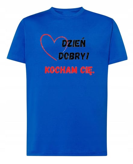 T-Shirt męski nadruk Dzień Dobry KOCHAM CIĘ r.3XL Inna marka