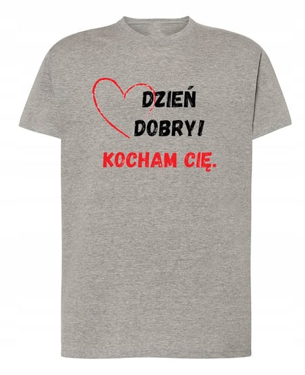 T-Shirt męski nadruk Dzień Dobry KOCHAM CIĘ r.4XL Inna marka