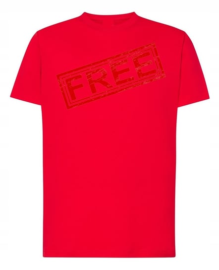 T-Shirt męski nadruk FREE r.XL Inna marka