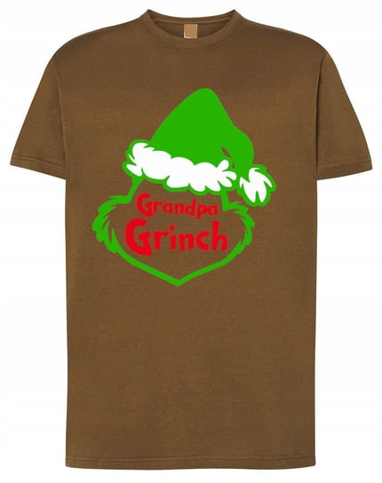 T-Shirt męski nadruk Grinch Boże Narodzenie Prezent Dla Dziadka r.XL Inna marka