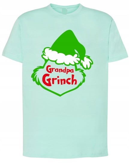 T-Shirt męski nadruk Grinch Boże Narodzenie Prezent Dla Dziadka r.XS Inna marka