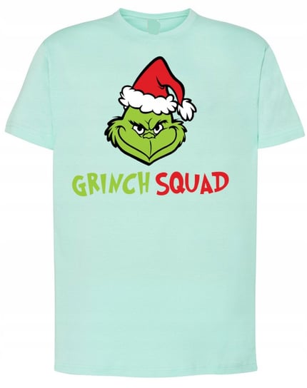 T-Shirt męski nadruk Grinch Squad Boże Narodzenie Prezent Świąteczny r.L Inna marka