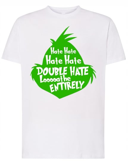 T-Shirt męski nadruk Grinch Świąt nie Będzie Hate Hate Prezent r.S Inna marka