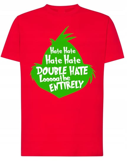 T-Shirt męski nadruk Grinch Świąt nie Będzie Hate Hate Prezent r.S Inna marka