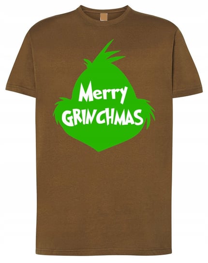 T-Shirt męski nadruk Grinch Świąt Nie Będzie Wesołych Świąt Prezent r.L Inna marka