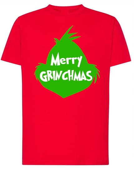 T-Shirt męski nadruk Grinch Świąt Nie Będzie Wesołych Świąt Prezent r.M Inna marka