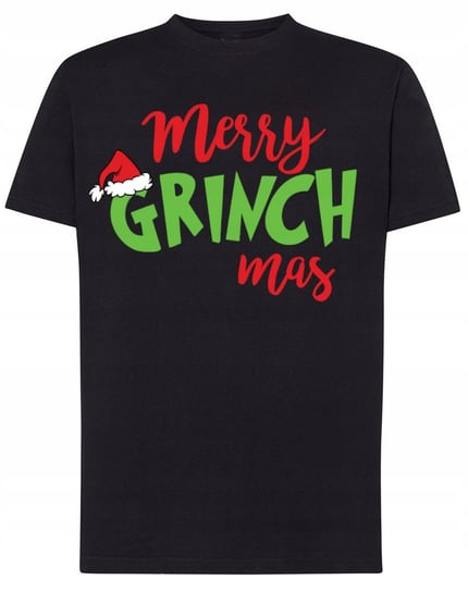 T-Shirt męski nadruk Grinch Wesołych Świąt Grinchmas Prezent r.L Inna marka