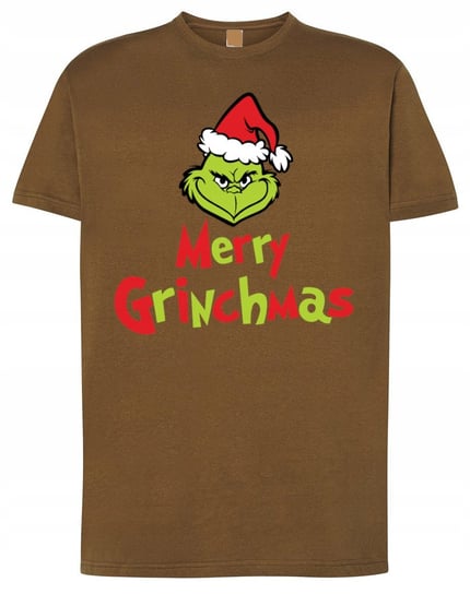 T-Shirt męski nadruk Grinch Wesołych Świąt Prezent Świąteczny r.XL Inna marka