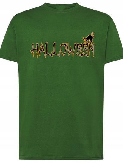 T-Shirt męski nadruk Halloween Kot Rozm.5XL Inna marka