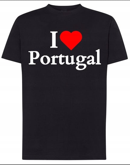 T-Shirt męski nadruk I Love Portugal Kocham Portugalie r.XXL Inna marka