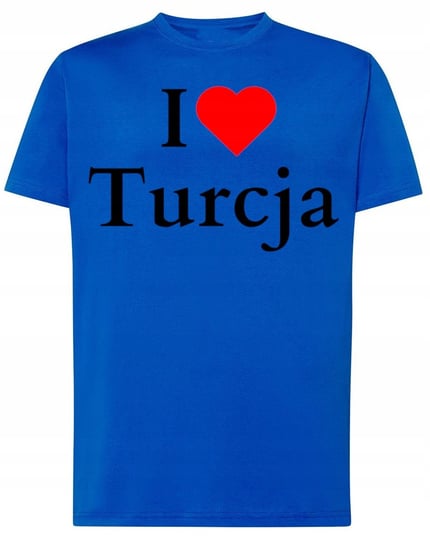 T-Shirt męski nadruk I Love Turcja Kocham Turcje r.4XL Inna marka