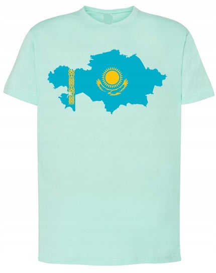 T-Shirt męski nadruk Kazachstan Flaga r.M Inna marka