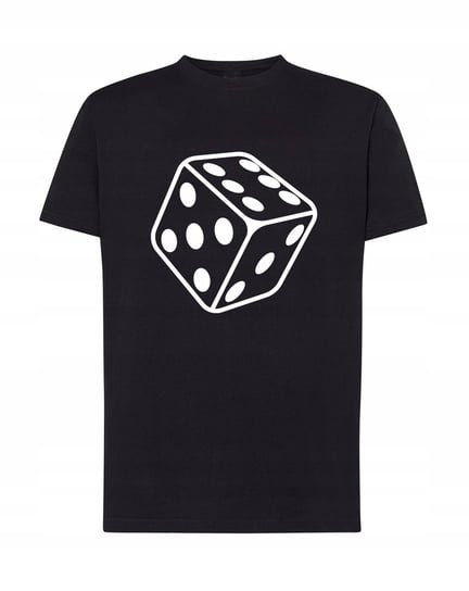 T-Shirt męski nadruk kostka do gry Rozm.XL Inna marka
