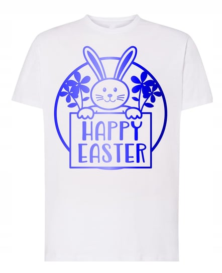 T-Shirt męski nadruk Królik Easter Wielkanoc r.4XL Inna marka