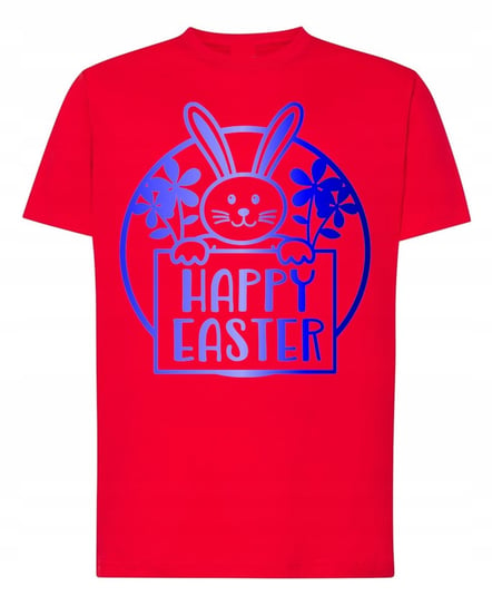 T-Shirt męski nadruk Królik Easter Wielkanoc r.L Inna marka