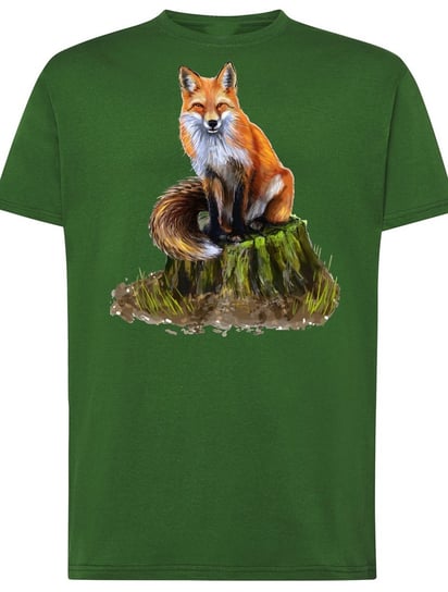 T-Shirt męski nadruk Lis Myśliwy Rozm.XXL Inna marka