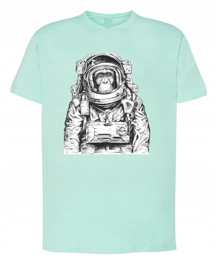 T-Shirt męski nadruk Małpa Astronauta r.XL Inna marka