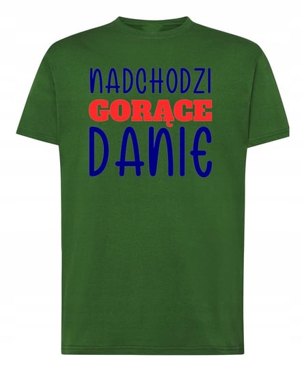 T-Shirt męski nadruk Nadchodzi Gorące Danie r.3XL Inna marka