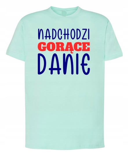 T-Shirt męski nadruk Nadchodzi Gorące Danie r.M Inna marka