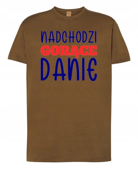 T-Shirt męski nadruk Nadchodzi Gorące Danie r.XL Inna marka