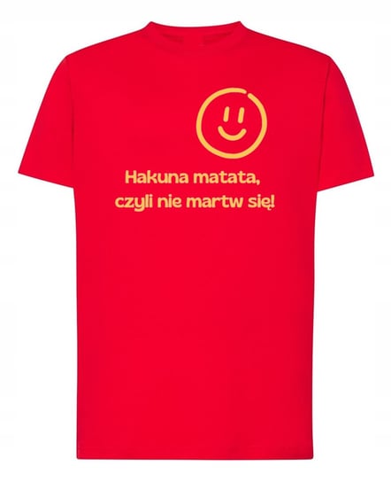 T-Shirt męski nadruk Nie Martw Się r.4XL Inna marka