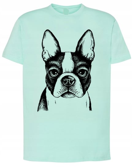 T-Shirt męski nadruk pies Boston Terrier r.XXL Inna marka