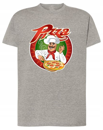 T-Shirt męski nadruk Pizzerman Pizza r.3XL Inna marka