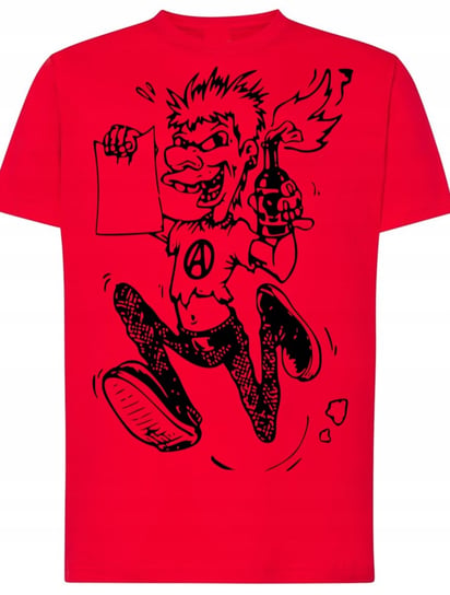T-Shirt męski nadruk Punk Anarchia Rozm.S Inna marka
