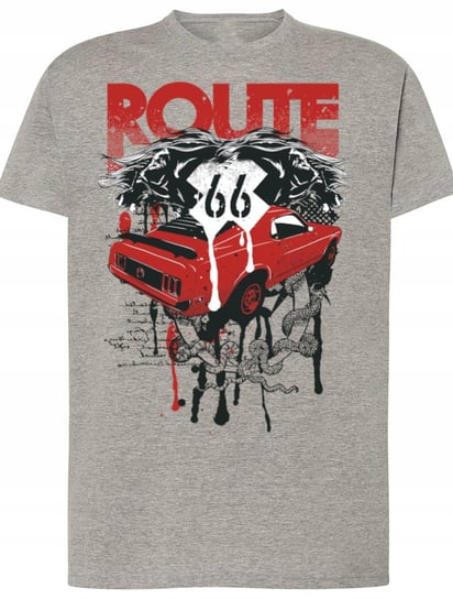 T-Shirt męski nadruk Route 66 Rozm.XL Inna marka