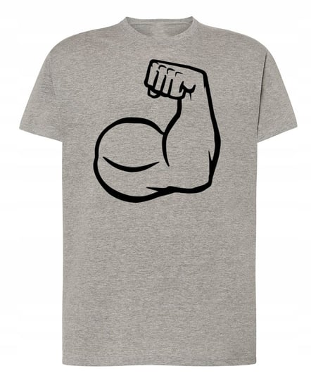 T-Shirt męski nadruk Strong Man Rozm.S Inna marka