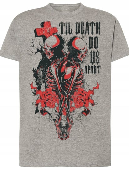 T-Shirt męski nadruk Til Death Rozm.L Inna marka