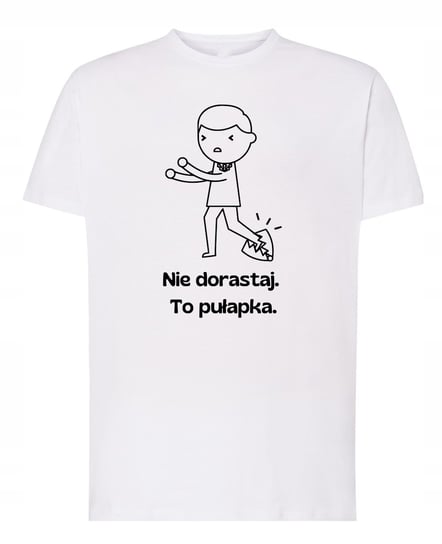 T-Shirt męski Nie dorastaj, to pułapka r.3XL Inna marka