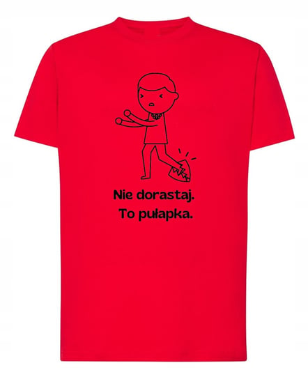 T-Shirt męski Nie dorastaj, to pułapka r.3XL Inna marka