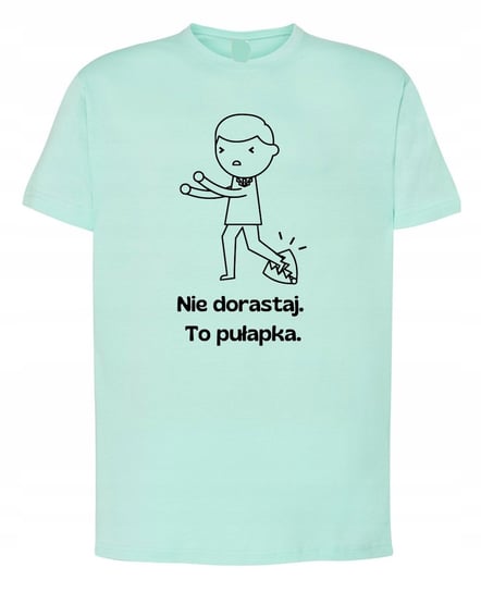 T-Shirt męski Nie dorastaj, to pułapka r.M Inna marka