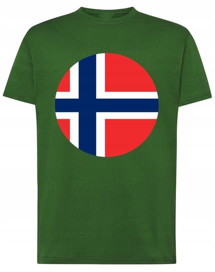 T-Shirt męski państwa Norwegia Flaga r.XXL Inna marka