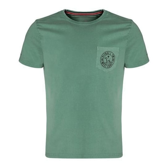 T-shirt męski Pitbull Circle Dog zielony 211021380004 M Pitbull West Coast