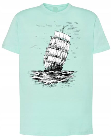 T-Shirt męski Statek Żeglarski r.XXL Inna marka