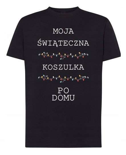 T-Shirt męski Święta Moja Świąteczna Koszulka po Domu S Inna marka