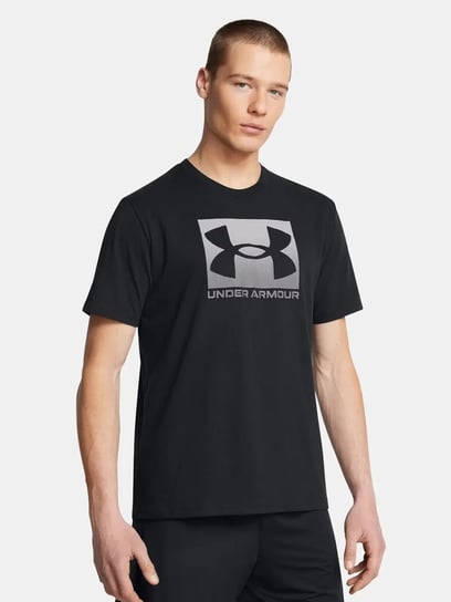 T-shirt męski z logo Under Armour 1386793-001 Czarny Under Armour