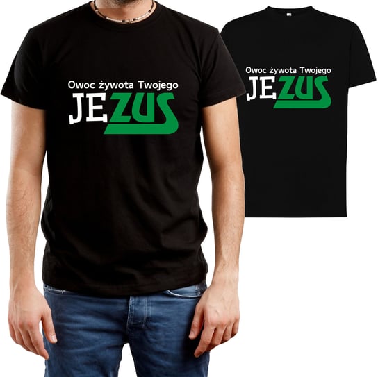 T-SHIRT MĘSKI Z NADRUKIEM PREZENT ZUS ŚMIESZNA KOSZULKA CZARNA R-L A461 DonWitold